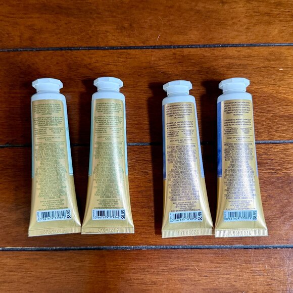 NEW 4-Pc Hand Cream 1oz Each 2 Eucalyptus Spearmint & 2 Lavender Vanilla BBW - Picture 2 of 3